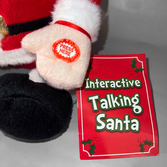 Interactive Talking Plush Santa - Picture 3 of 14